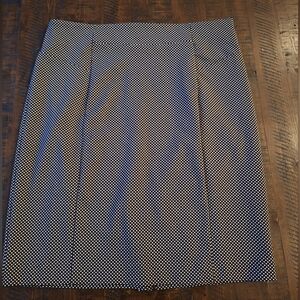 Michael Kors Black and White Pencil Skirt